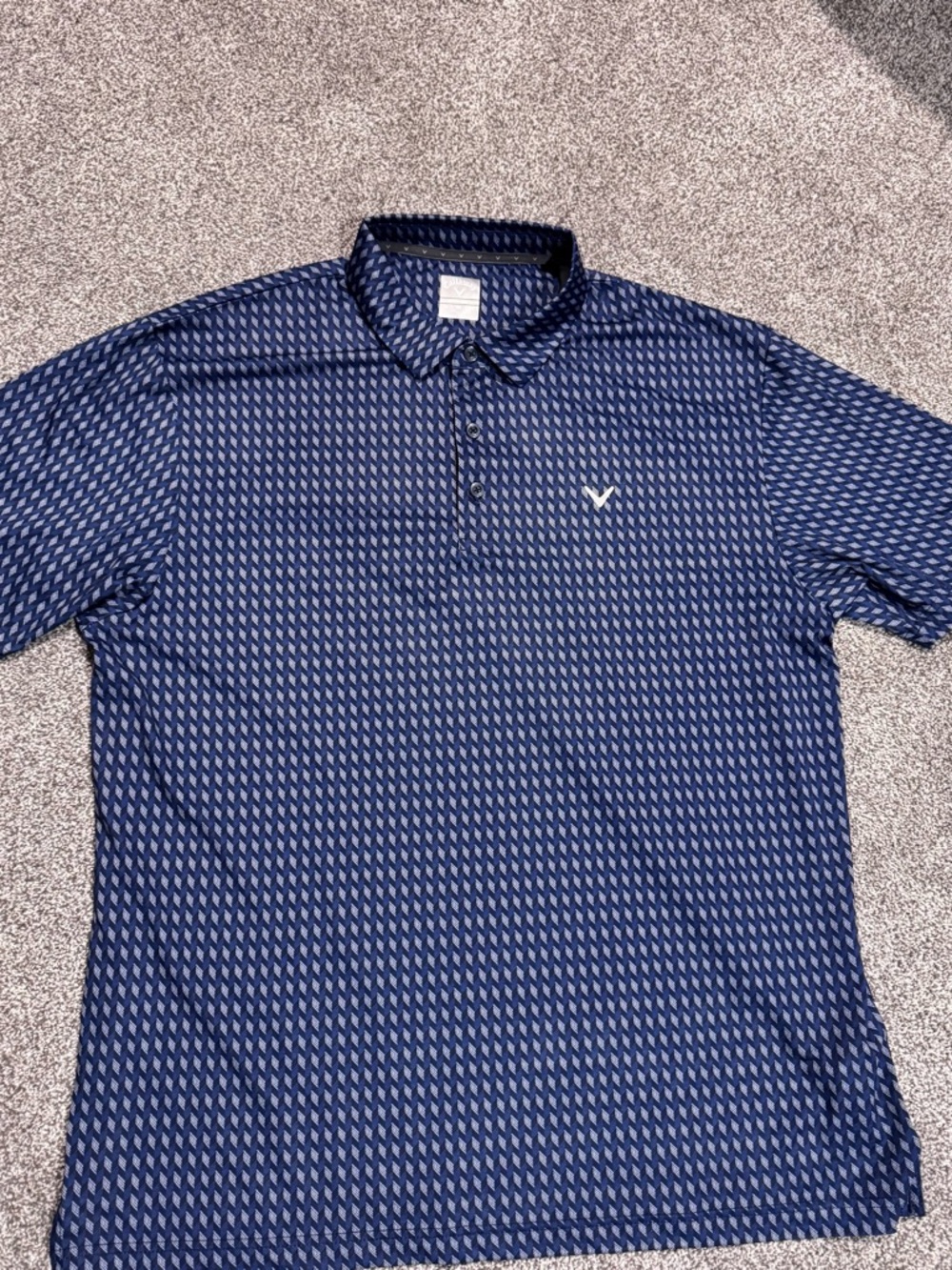 Callaway Men's Geo-Pattern Polo